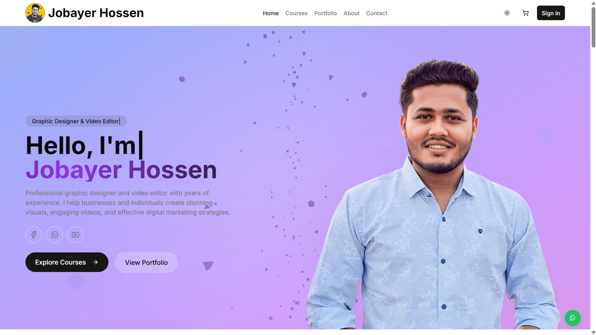 jobayerHossen-Portfolio-Course-Platform-NextJS
