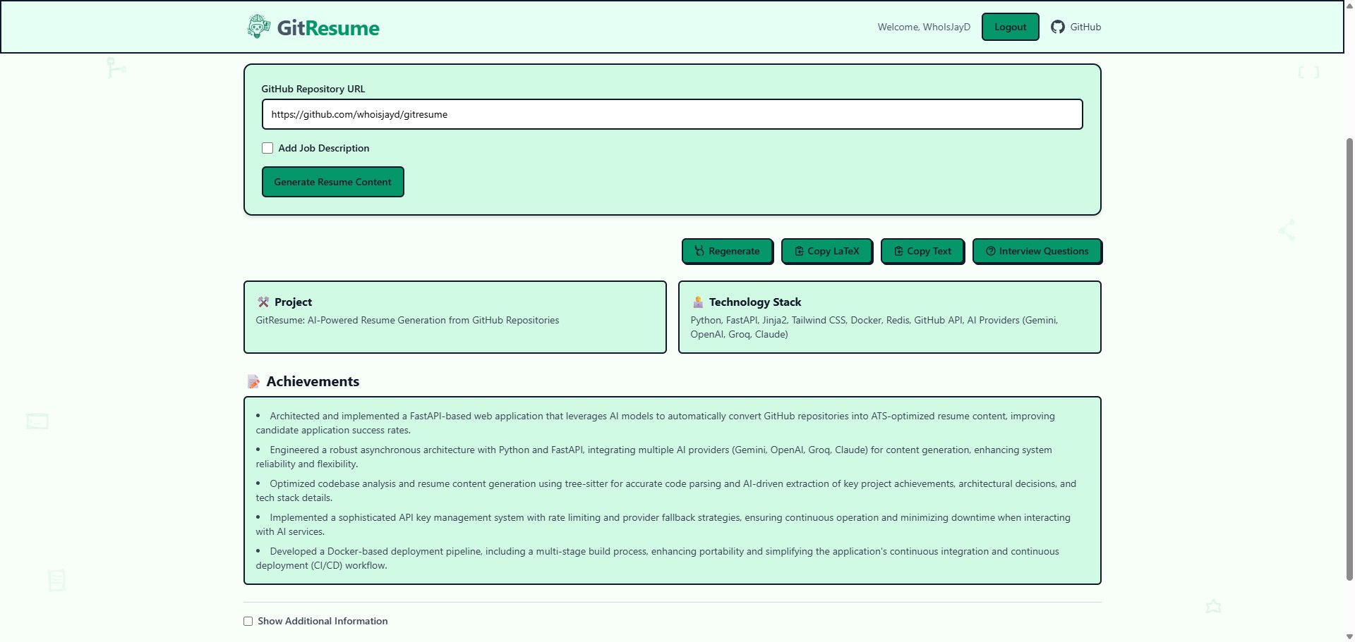 gitresume