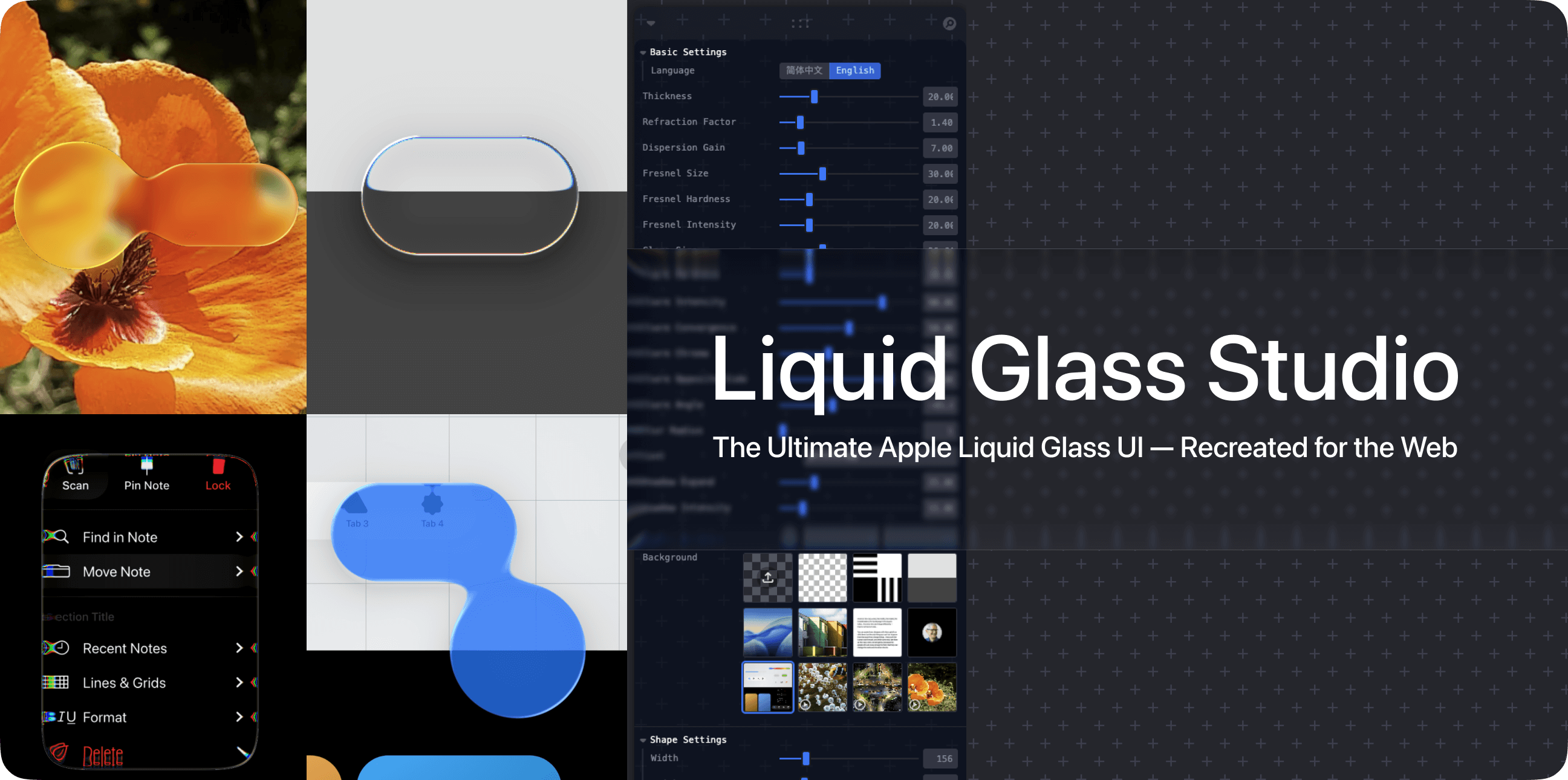 GitHub Iyinchao liquid glass studio The Ultimate Apple Liquid 