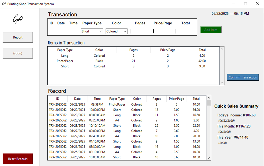 Printing-POS-Python