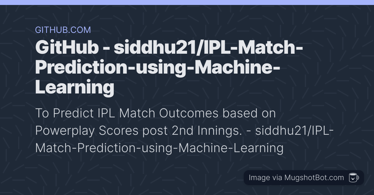 Powerplay-Based-IPL-Match-Prediction