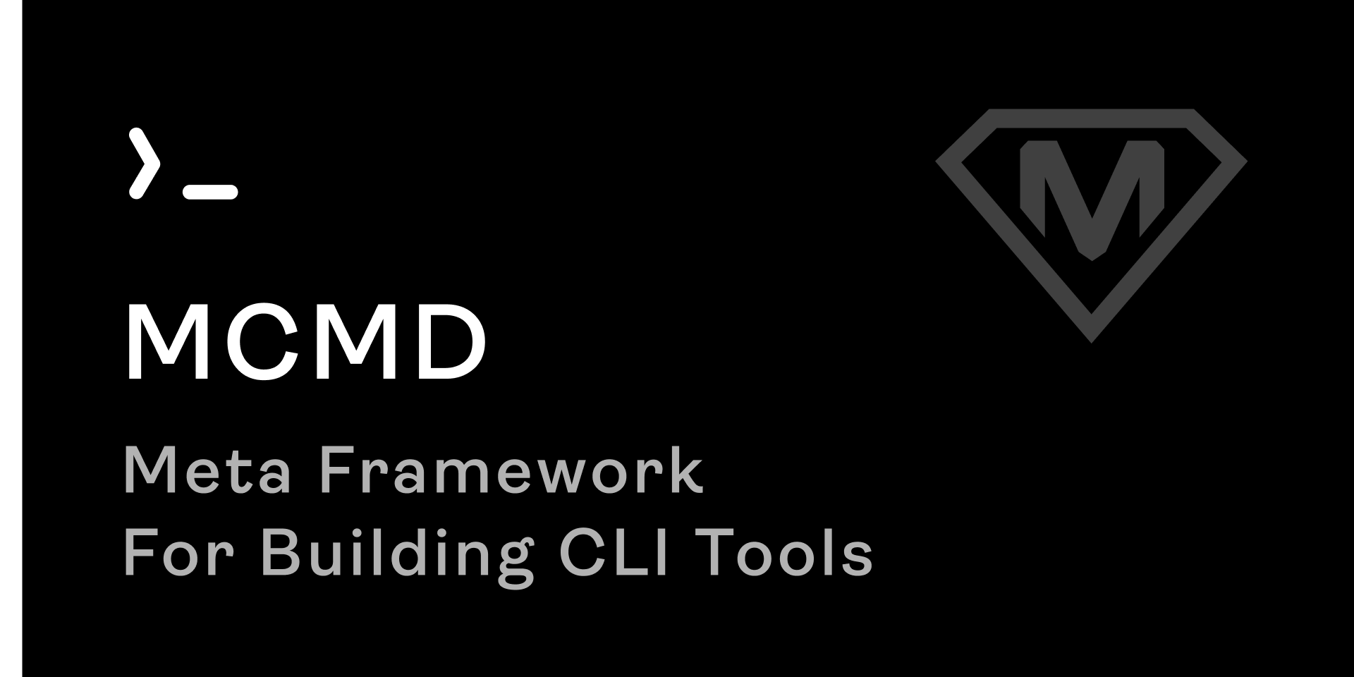 GitHub - manolo-in/mcmd: A meta framework for building CLI tools · GitHub