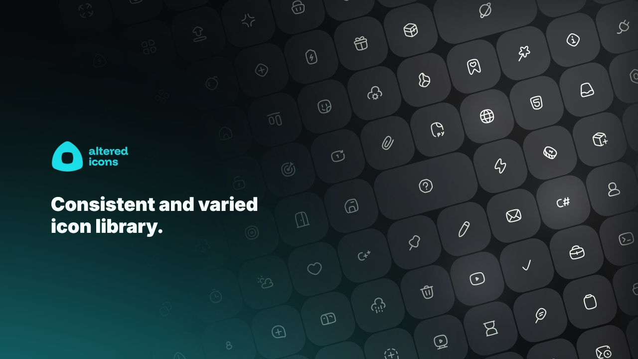 GitHub - dot-alter/Altered-Icons: Scalable UI icons that maintain their ...