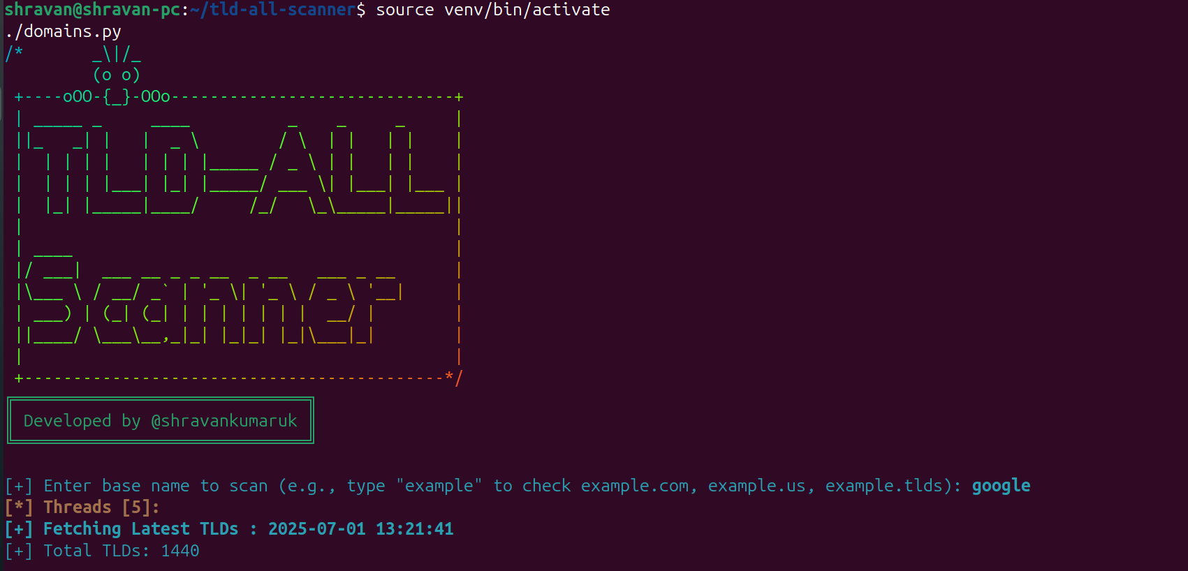 tld-all-scanner