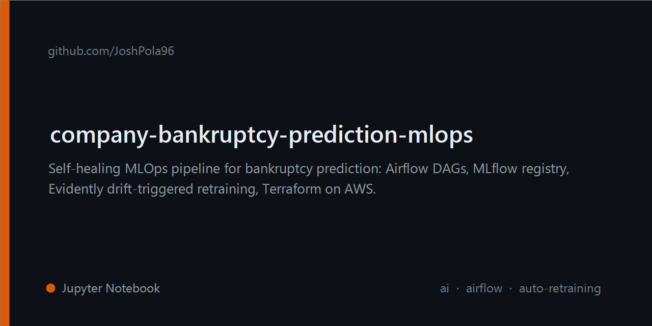 company-bankruptcy-prediction-mlops