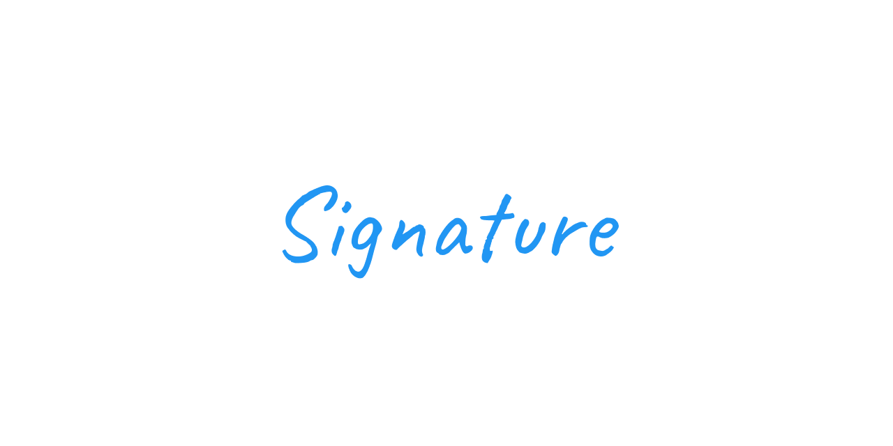 Signature