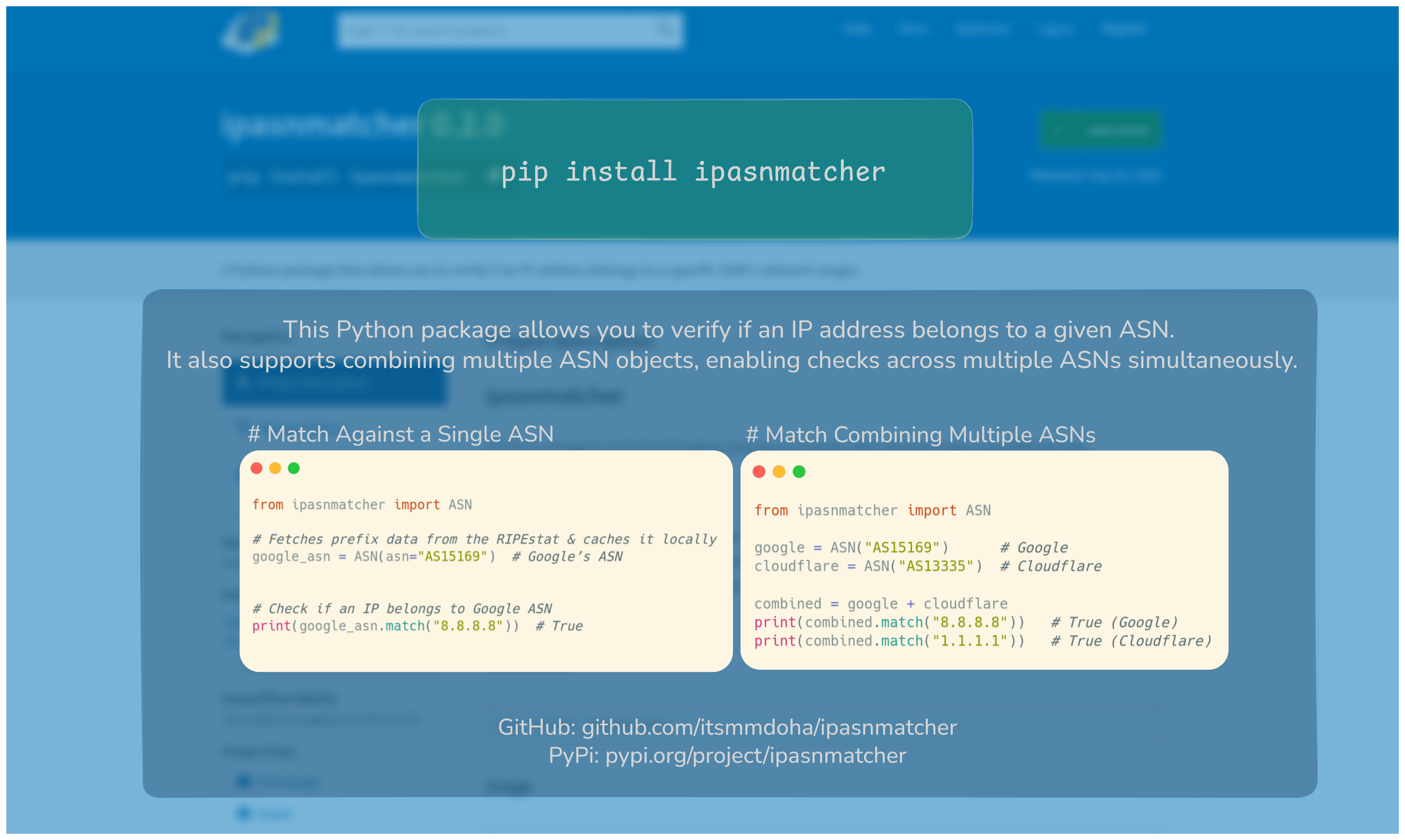 GitHub - Itsmmdoha/ipasnmatcher: A Python package to check if an IP ...
