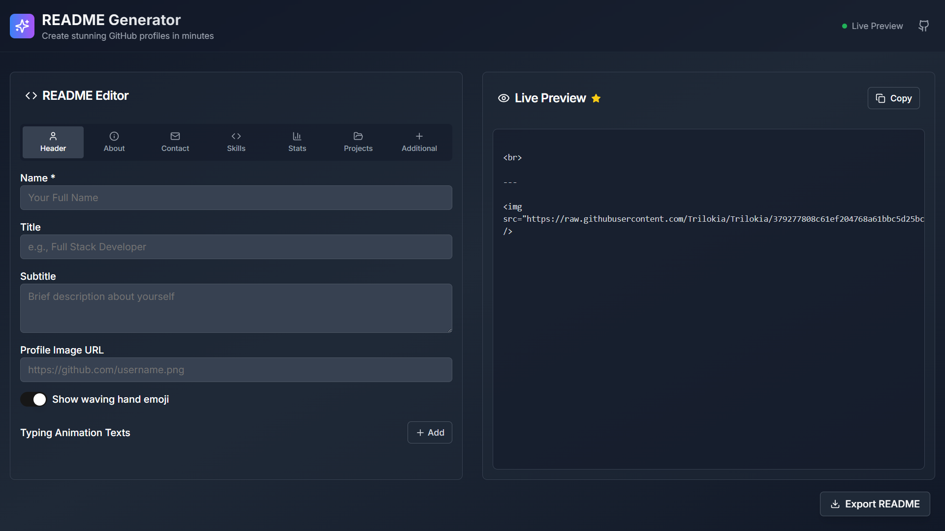 README_Generator