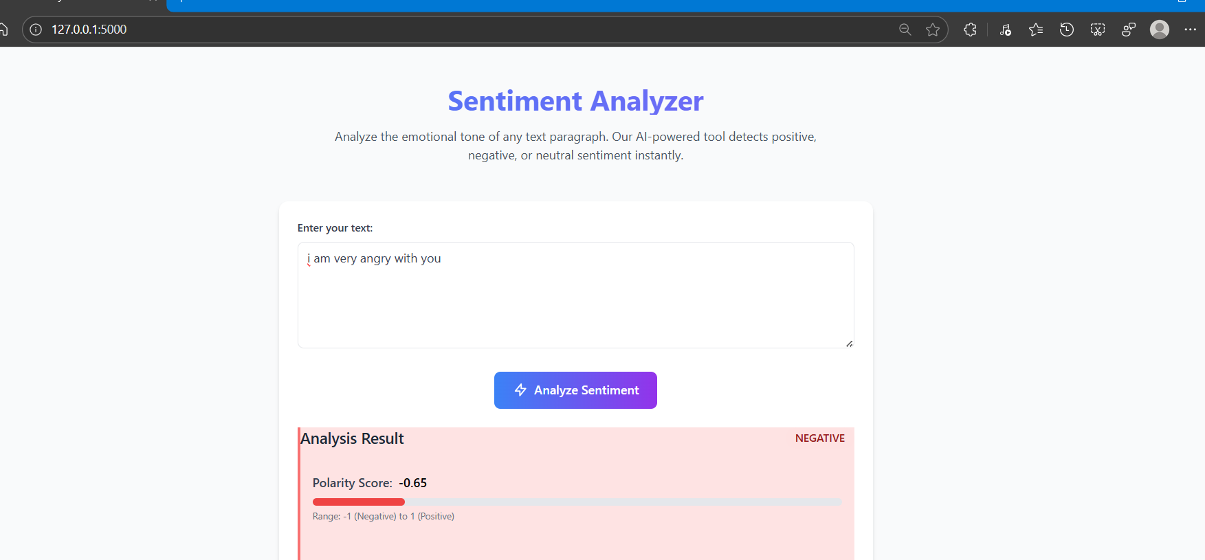 AiSentimentAnalyser