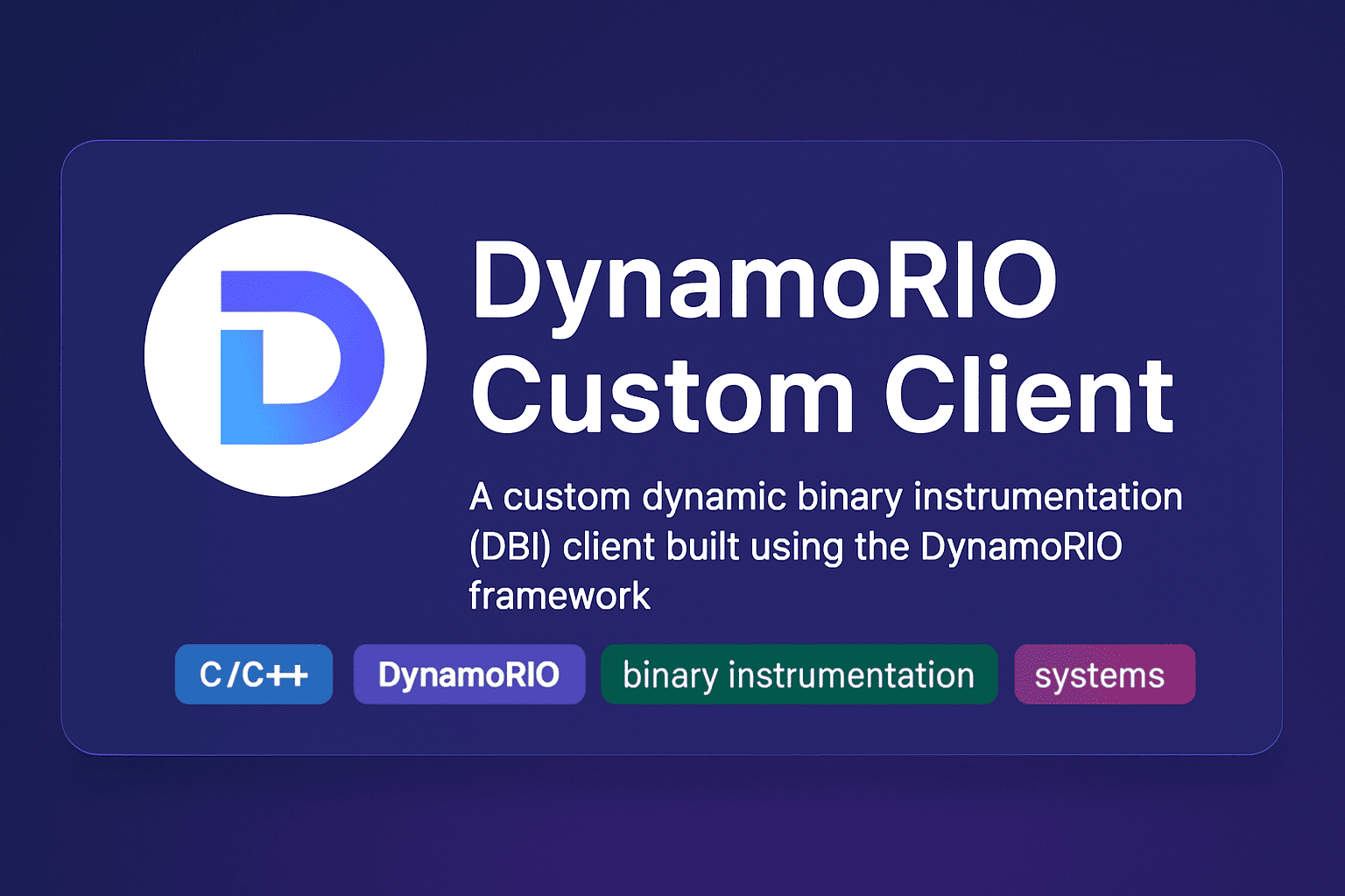 DynamoRIO-Custom-Client