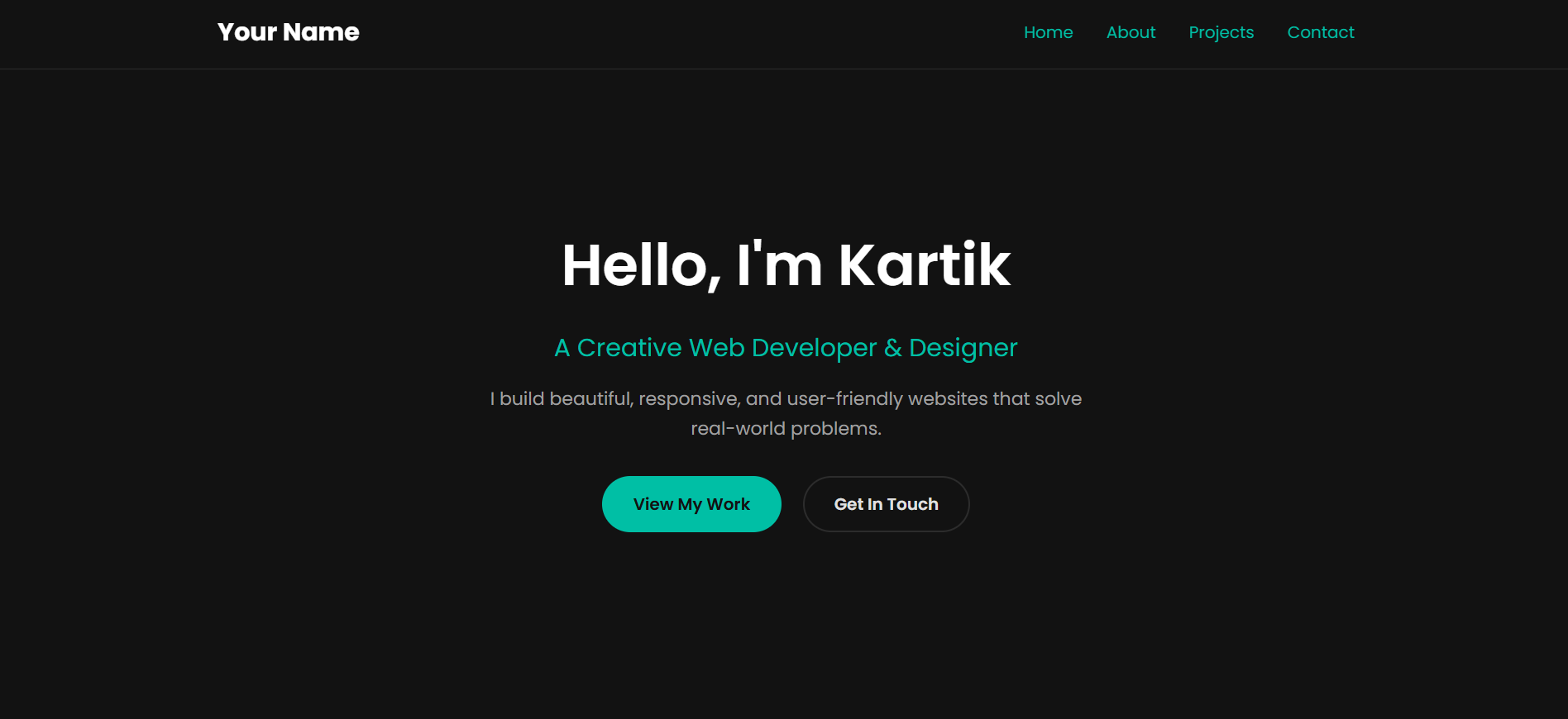 GitHub - Kartik-Sohal/sleek-portfolio-template