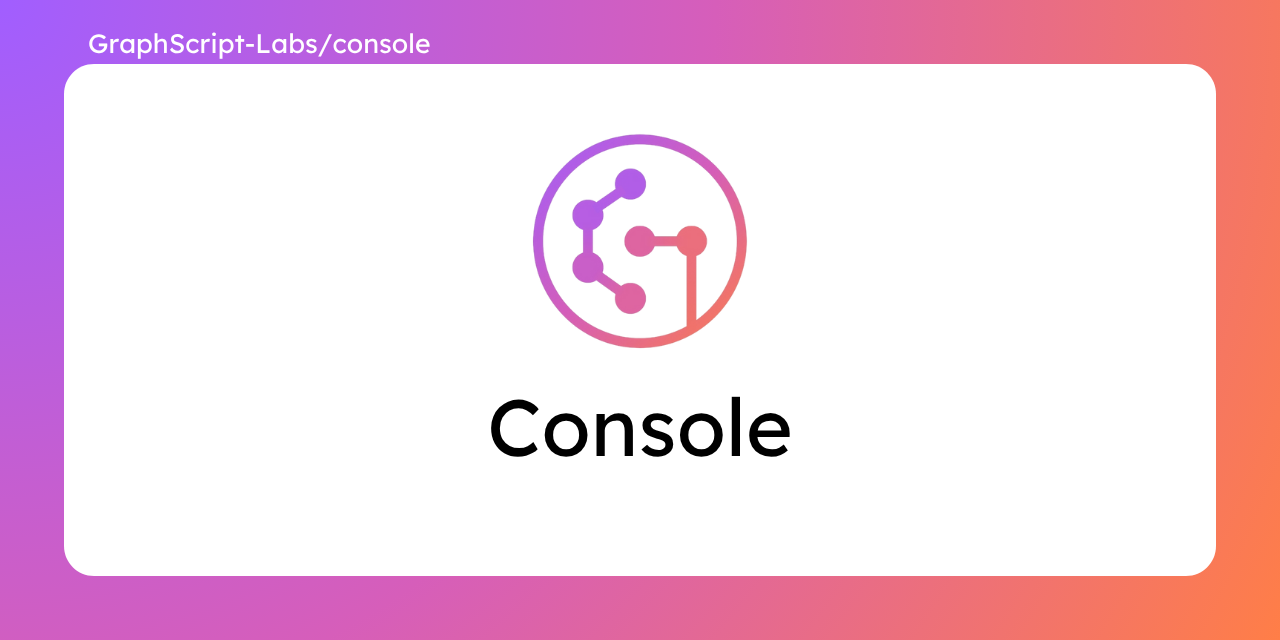 console