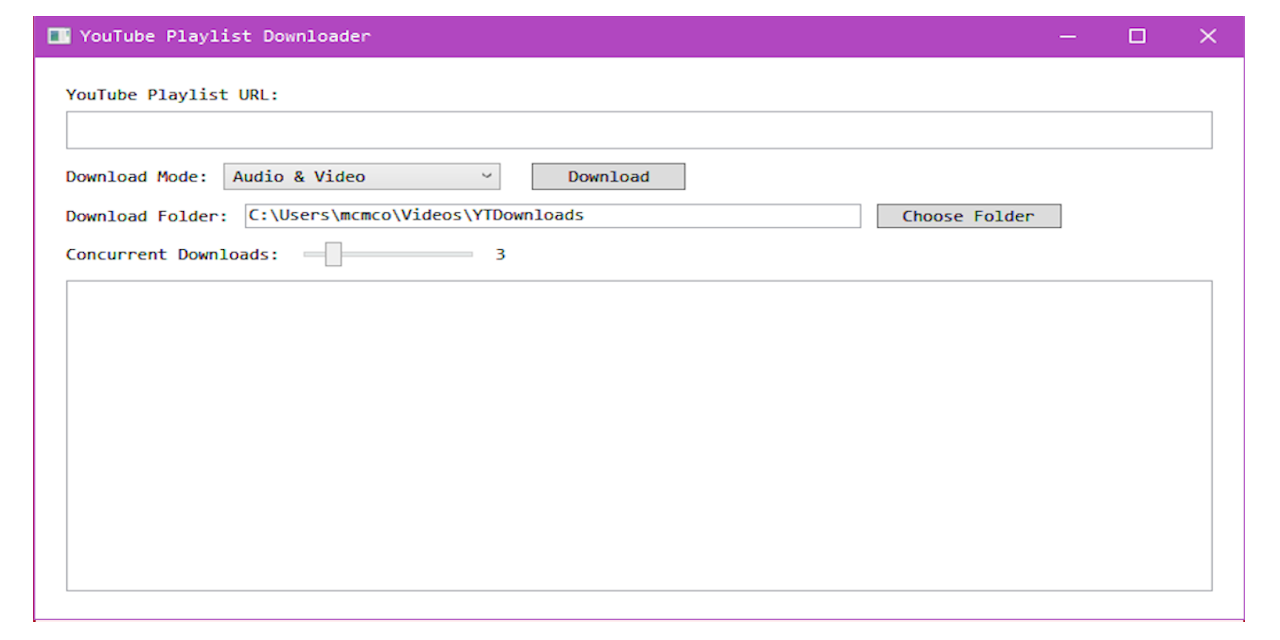 YTPlaylistDownloader