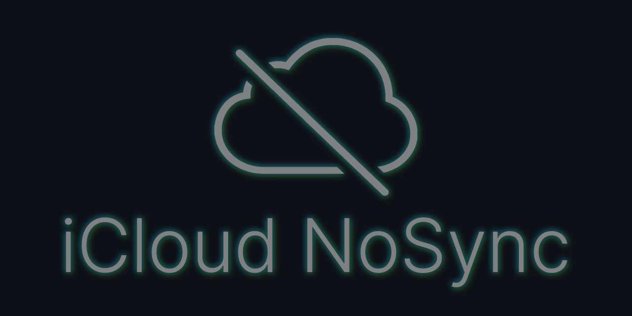 icloud-nosync