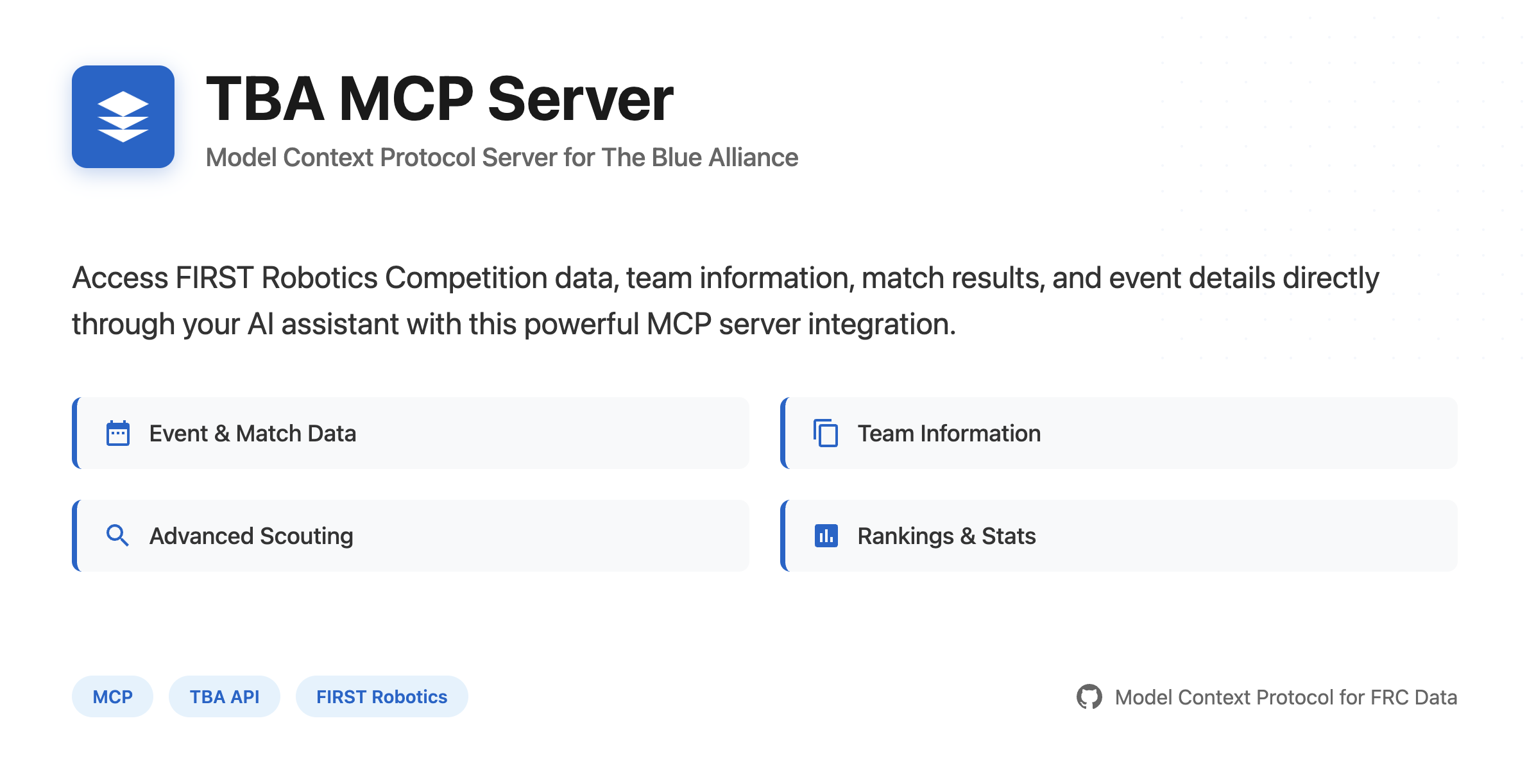 GitHub - withinfocus/tba-mcp-server: MCP server for The Blue Alliance ...