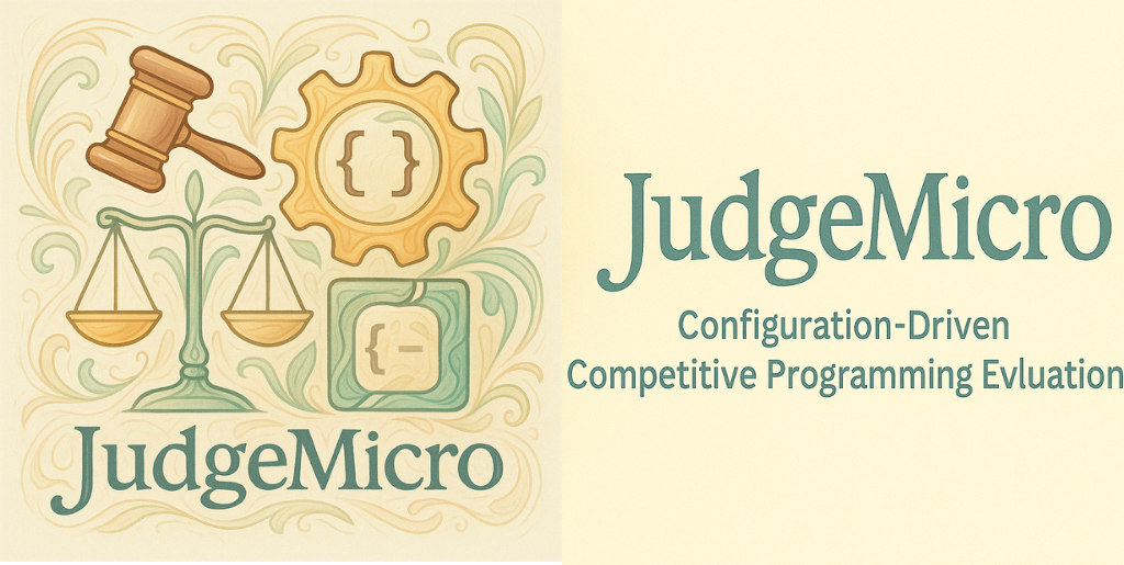 GitHub - AI-HomeLab/Judge_Micro_System: A modern, configuration-driven ...