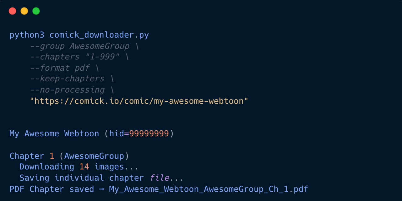 comick.io-Downloader