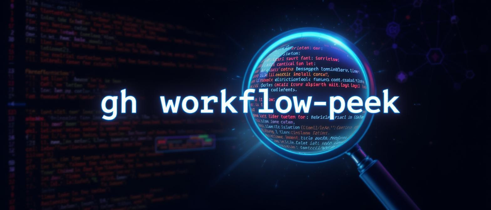 GitHub - ai-ecoverse/gh-workflow-peek: GitHub CLI extension to ...