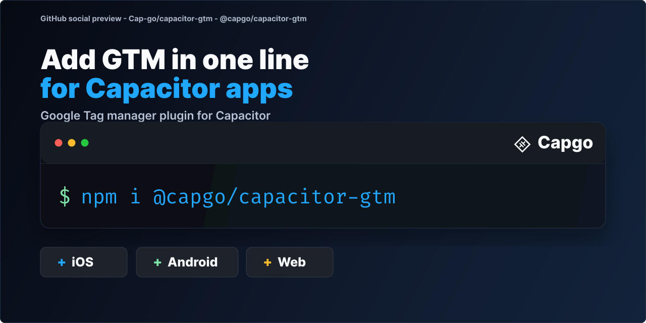 capacitor-gtm