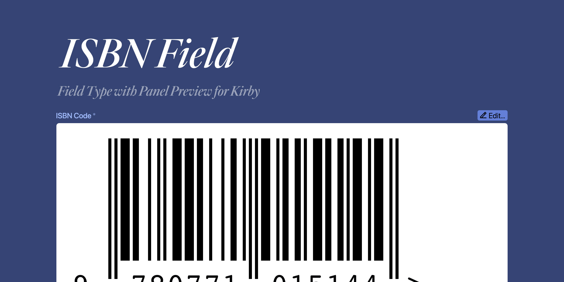 kirby-isbn-field
