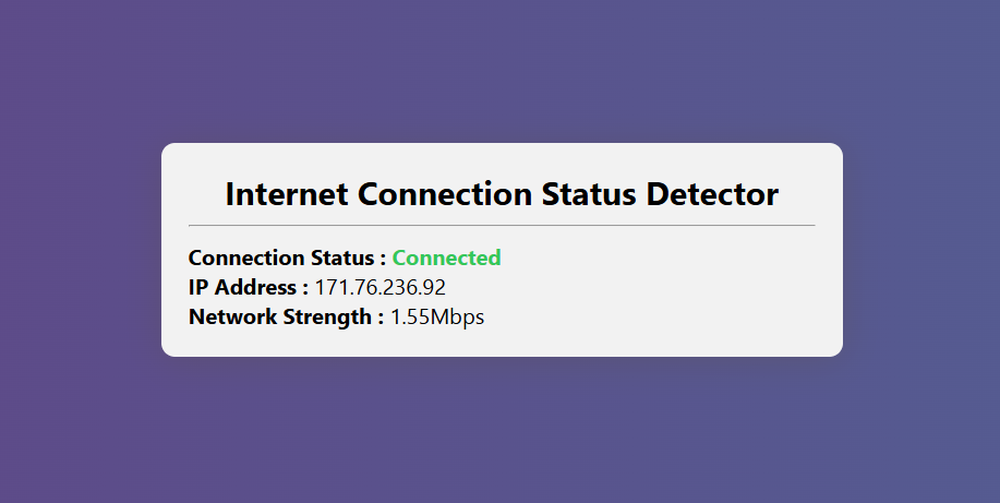 Internet-Status-Checker