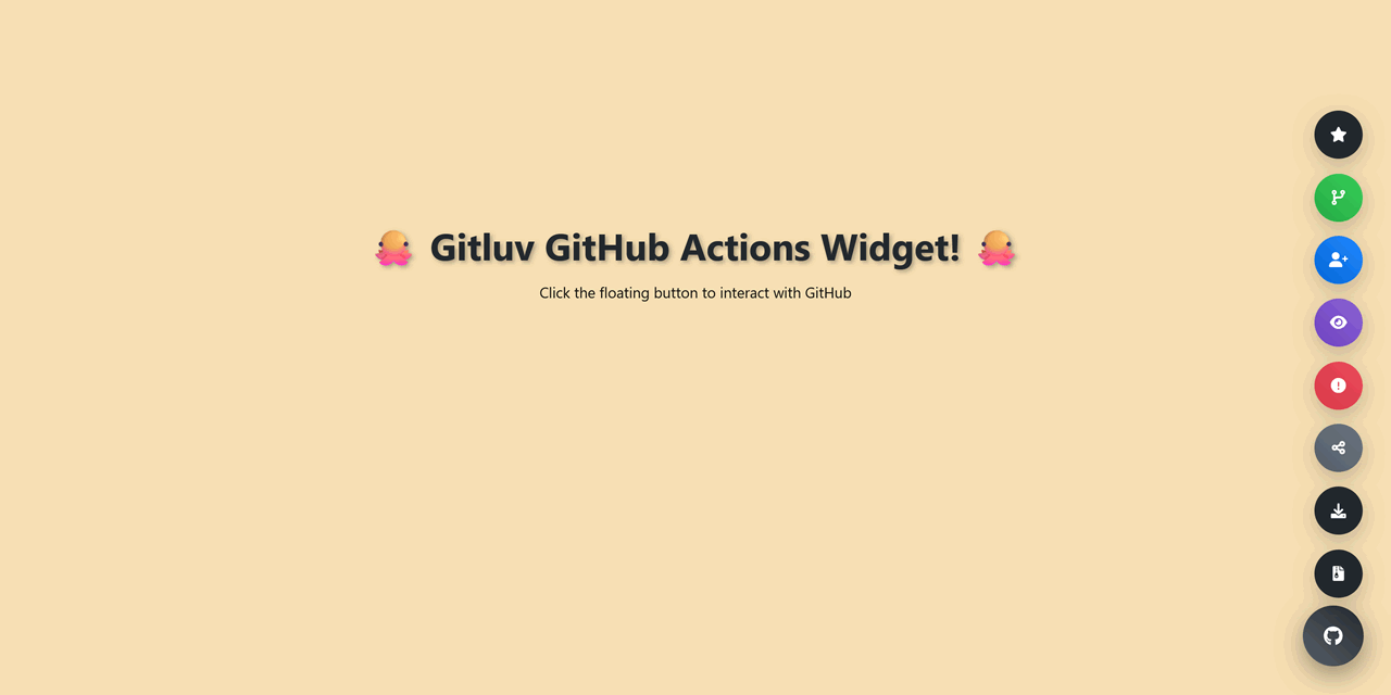 GitHub - tuxedosoft/Gitluv: A simple floating button using vanilla JS ...