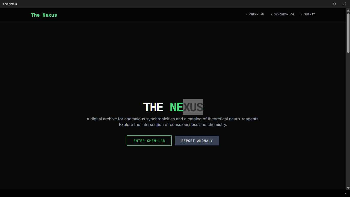 GitHub - xfalseidol/The-Nexus: Computational Metaphysics framework for ...