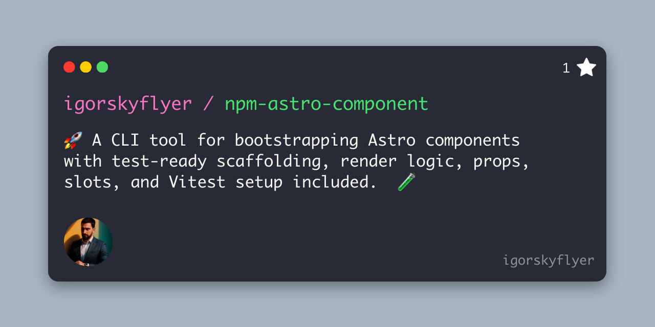 npm-astro-component