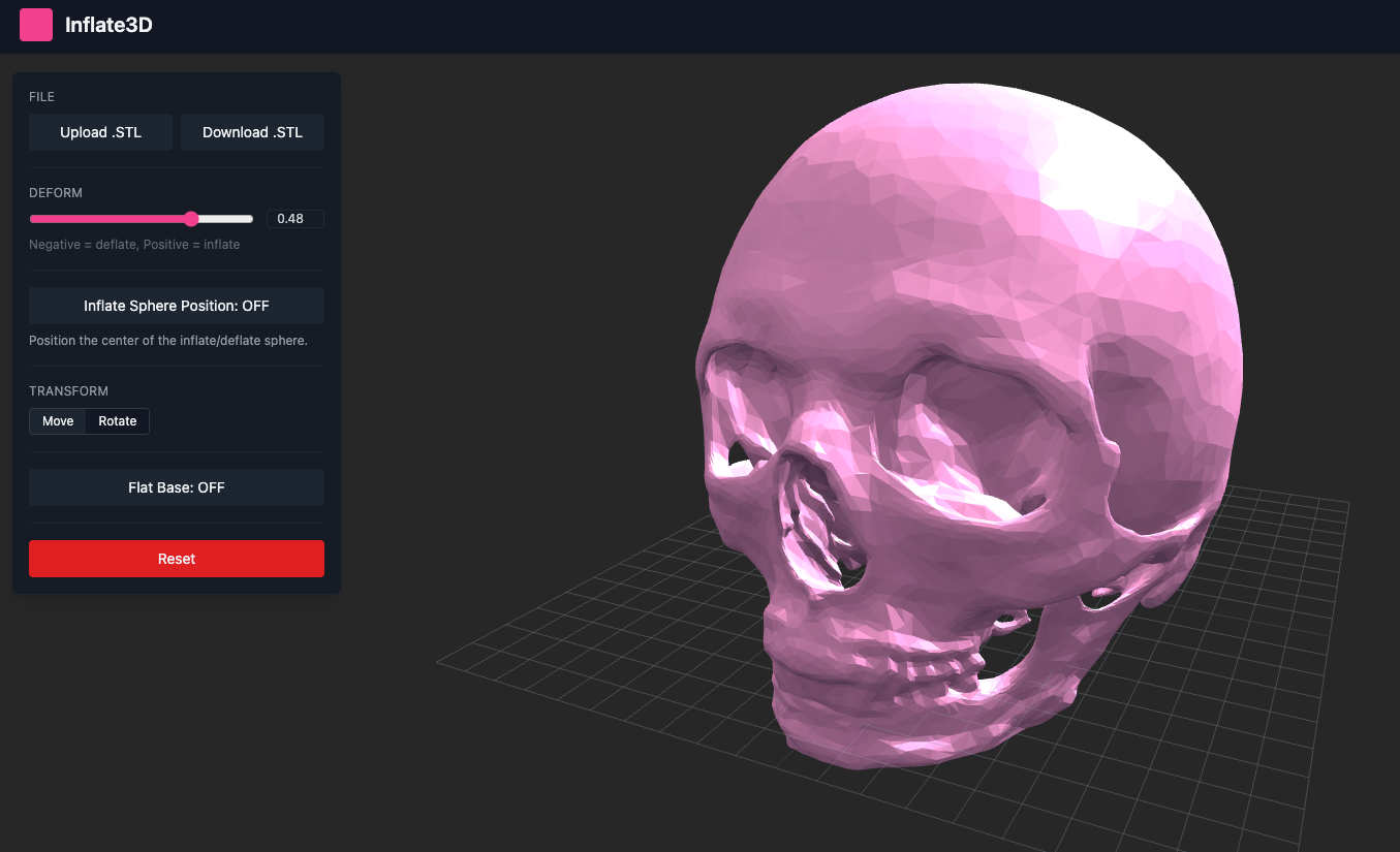 GitHub - AndrewSink/Inflate3D: Inflate your 3D models! · GitHub