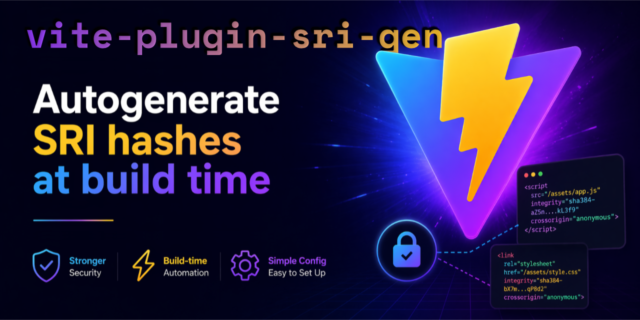 vite-plugin-sri-gen