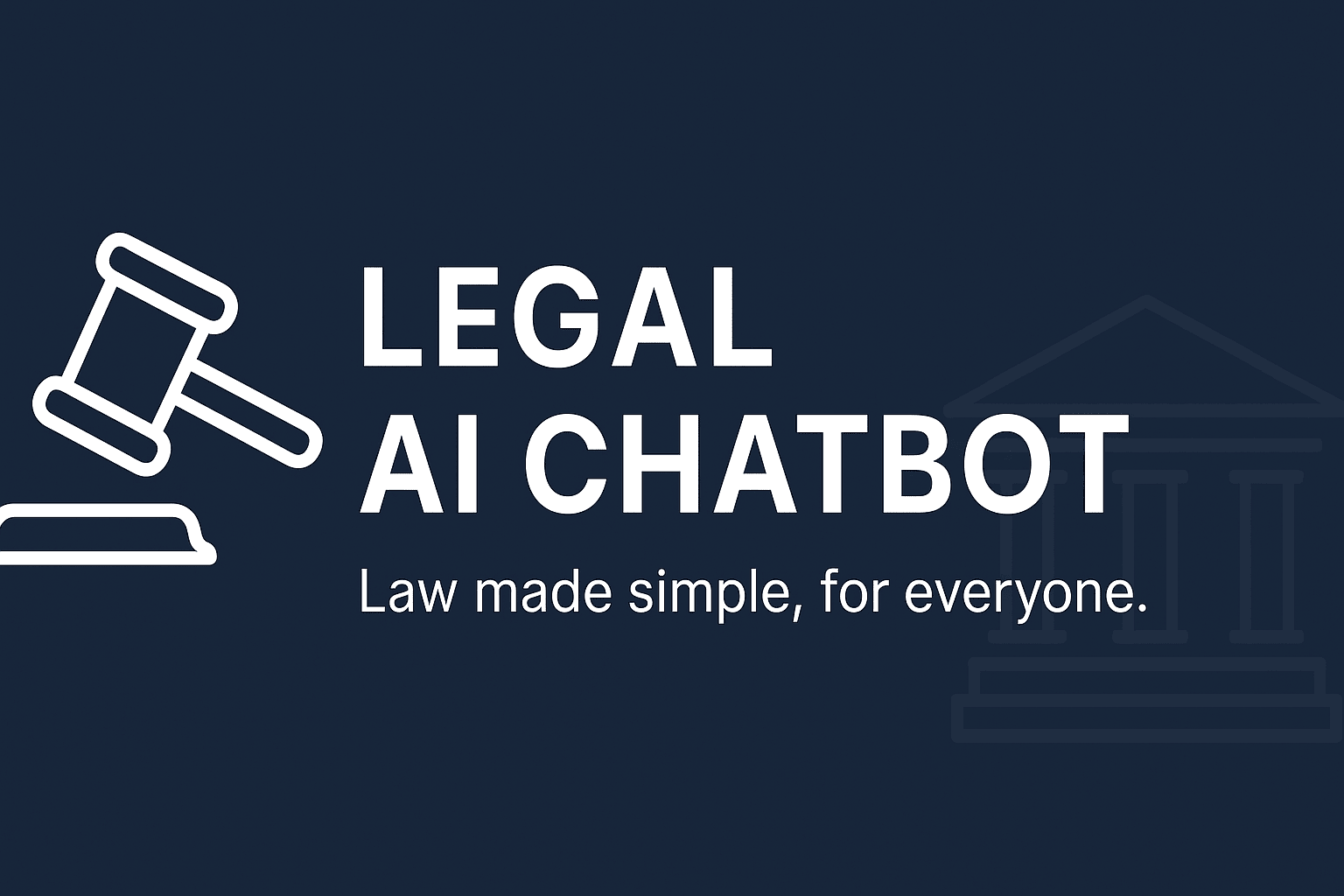 GitHub - Vedant870/Legal-ai-chatbot: 🏛️ AI-powered Legal Chatbot for ...