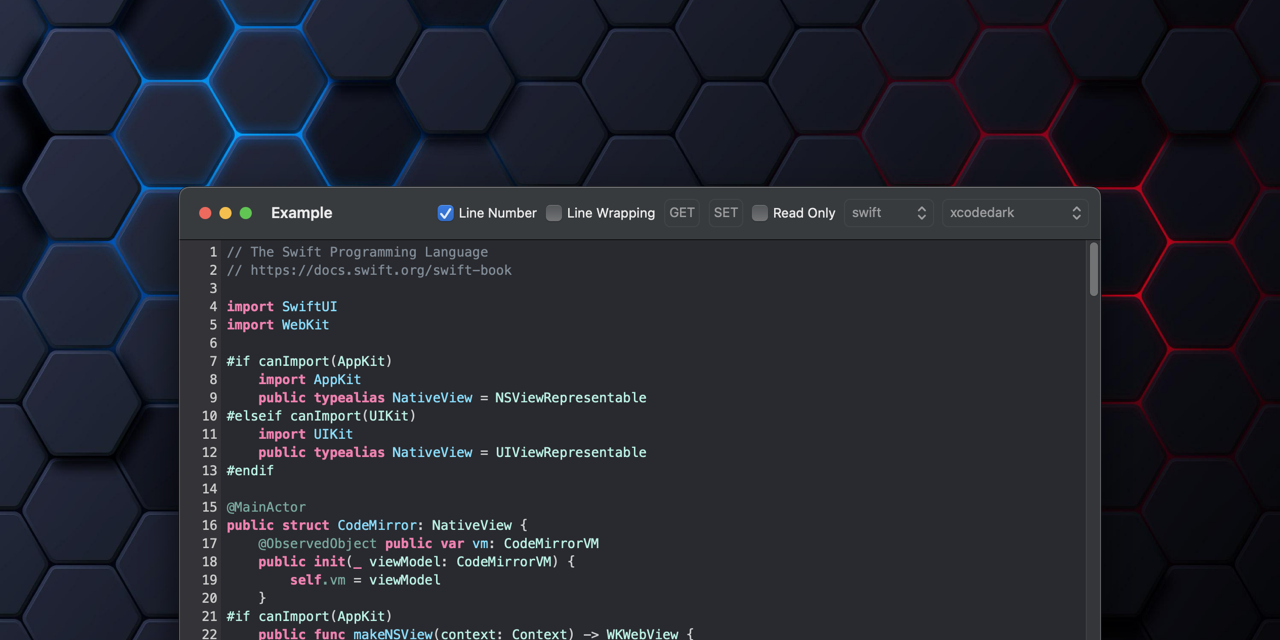 swiftui-codemirror