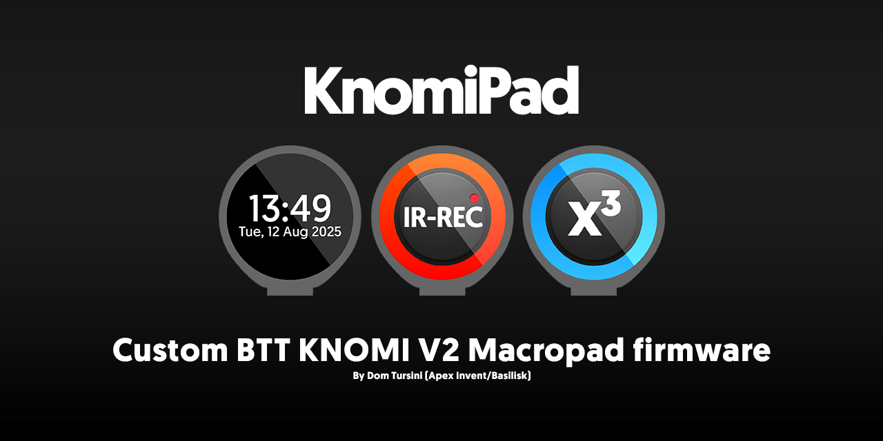 GitHub - Dom-Tursini/KnomiPad-Firmware: Custom Macro Pad firmware for ...