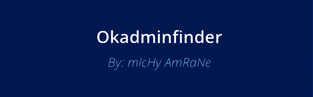 mIcHyAmRaNe/okadminfinder