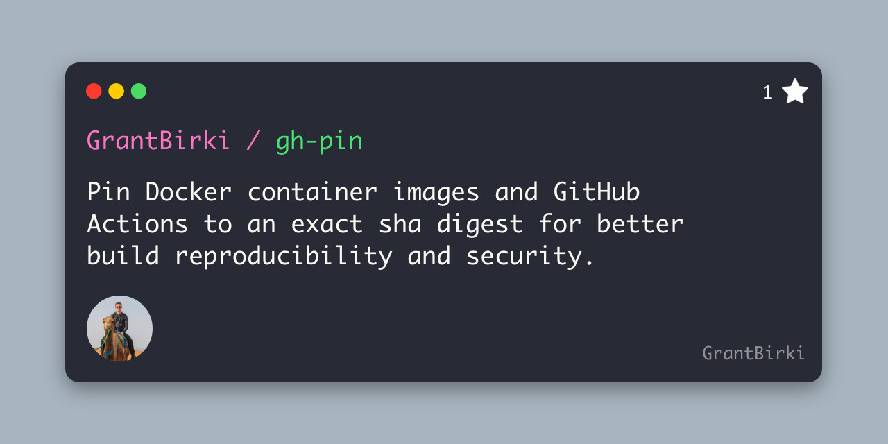 gh-pin