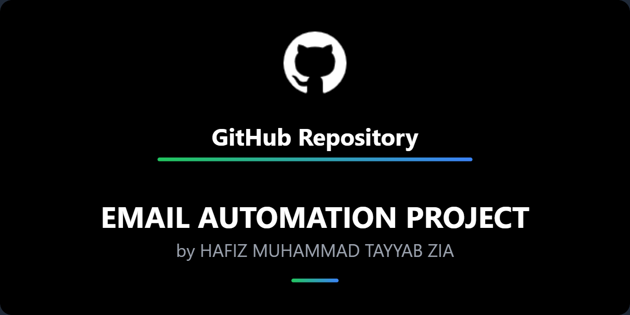 GitHub - Hafiz-tayyab-23/Email-Automation-Project: A lightweight Python ...
