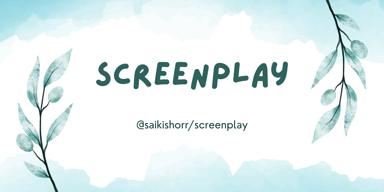 screenplay