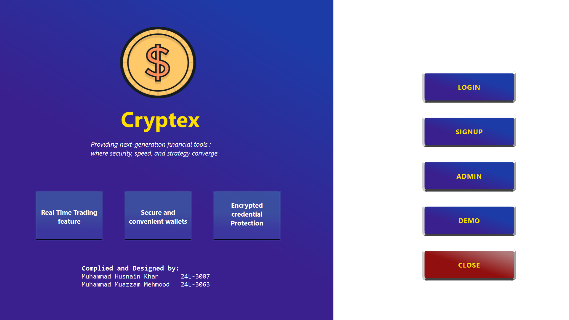 GitHub - Muazzam-Mahmood/Cryptex-Crypto-Trading-Simulator: A C++ & Qt ...