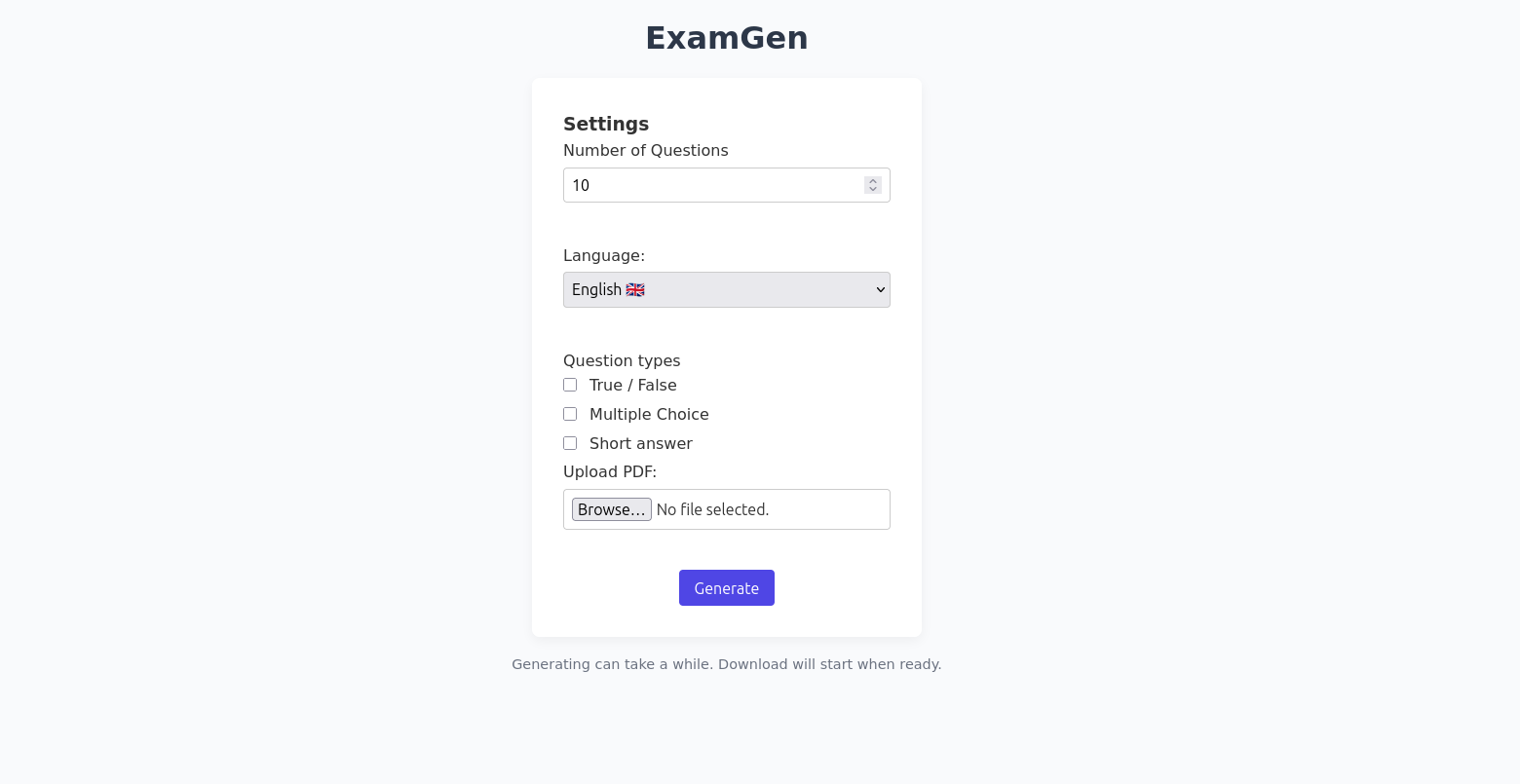 ExamGen