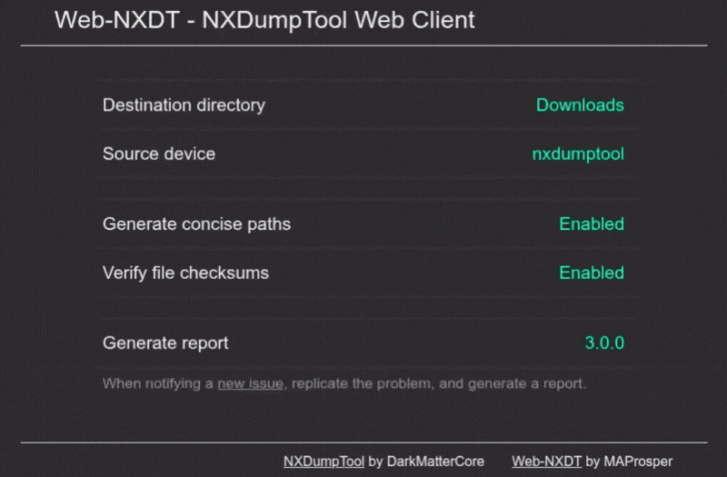 GitHub - MAProsper/web-nxdt: Web-NXDT - NXDumpTool Web Client · GitHub