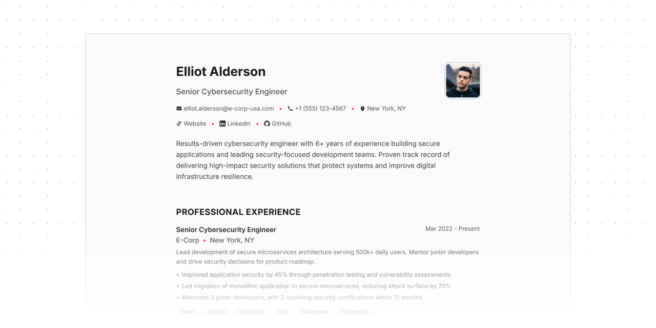 resume-template · GitHub Topics · GitHub
