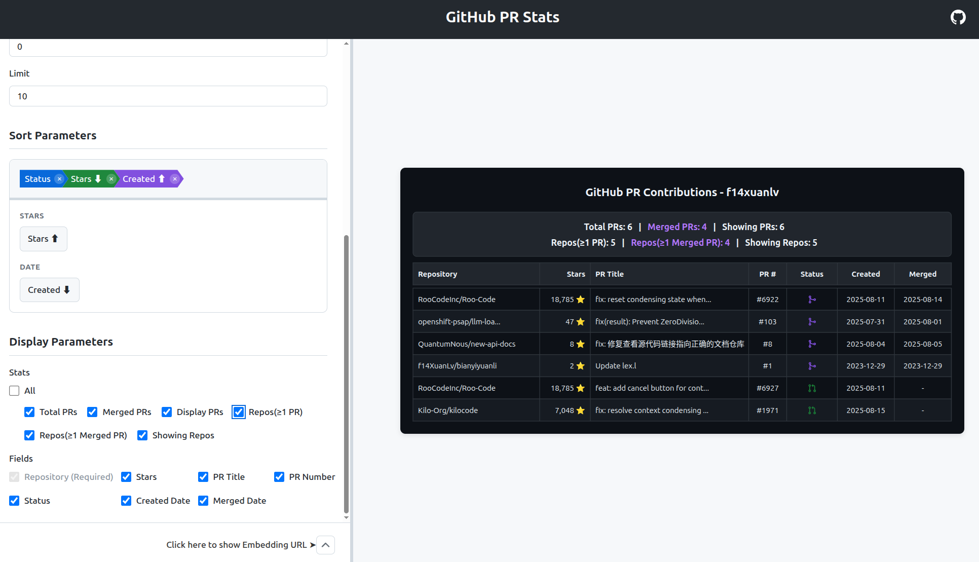 github-pr-stats