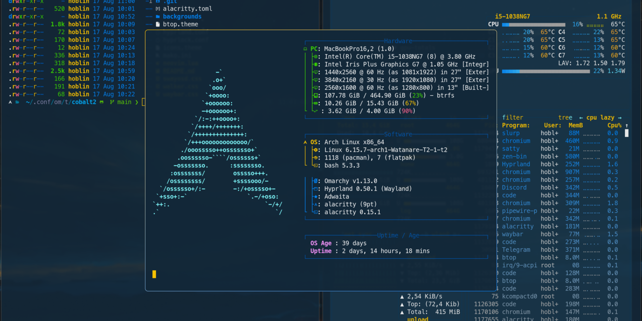omarchy-cobalt2-theme
