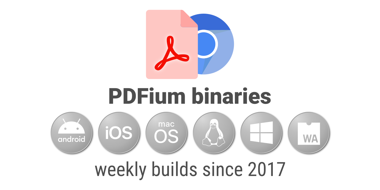 bblanchon/pdfium-binaries