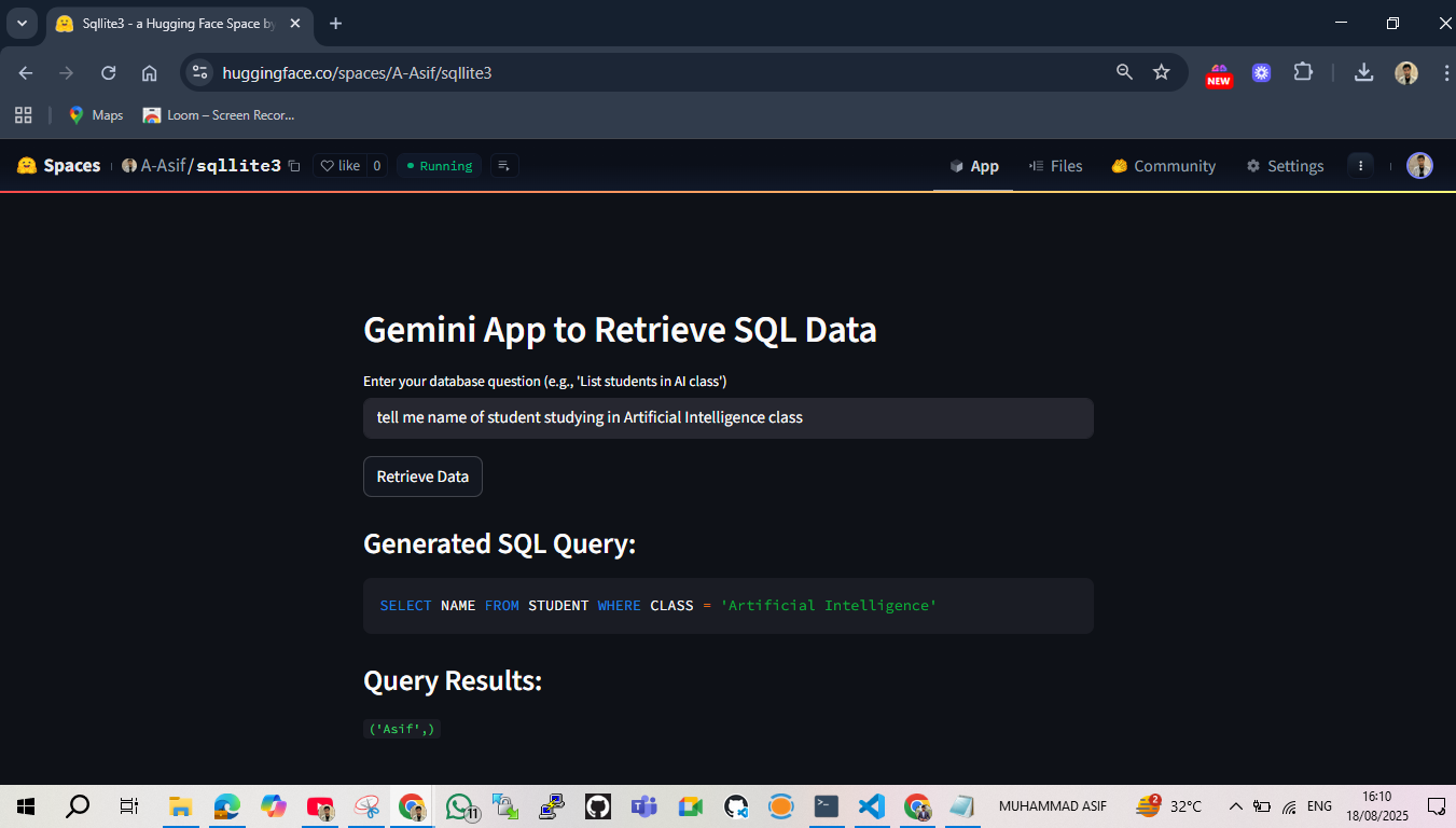 GitHub - DataScienceWithAsif/Text2SQLQuery · GitHub