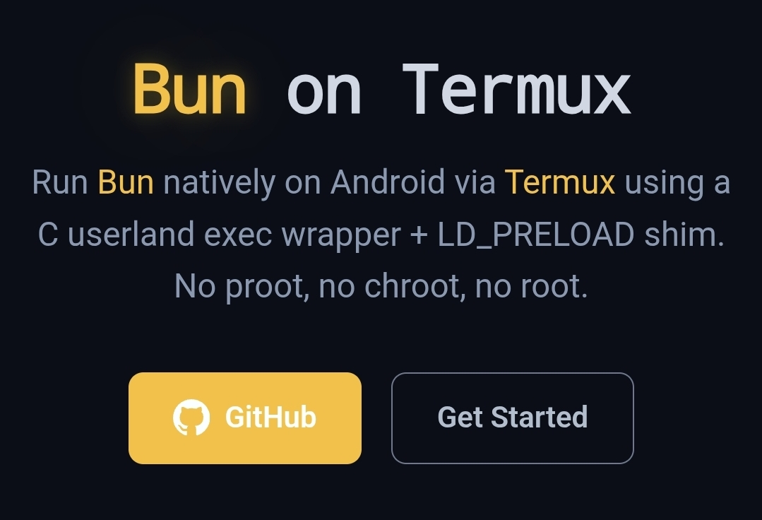 bun-on-termux