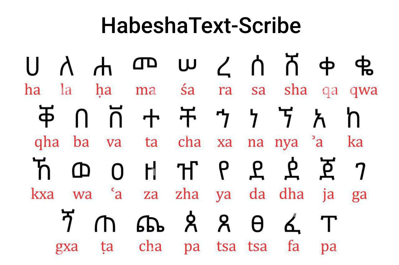 HabeshaText-Scribe