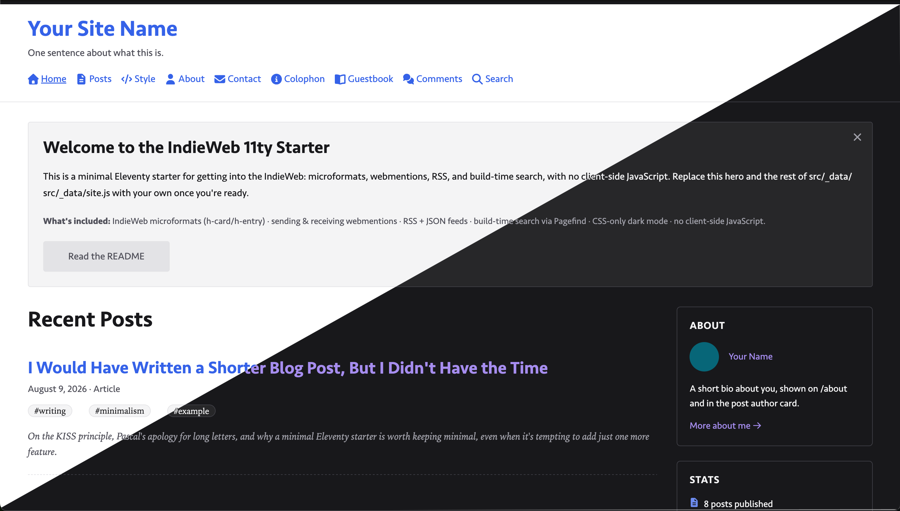 11ty-Indie-Web-Blog-Starter