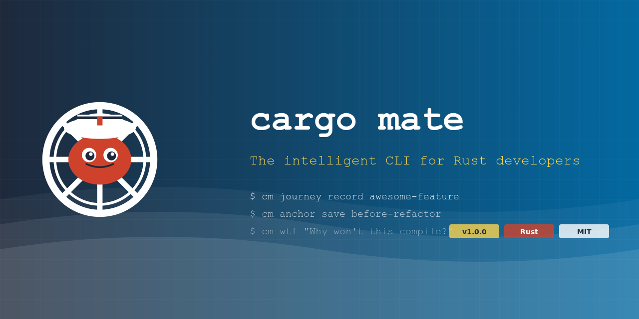 GitHub - cyber-boost/cargo-mate: Rust development companion that ...