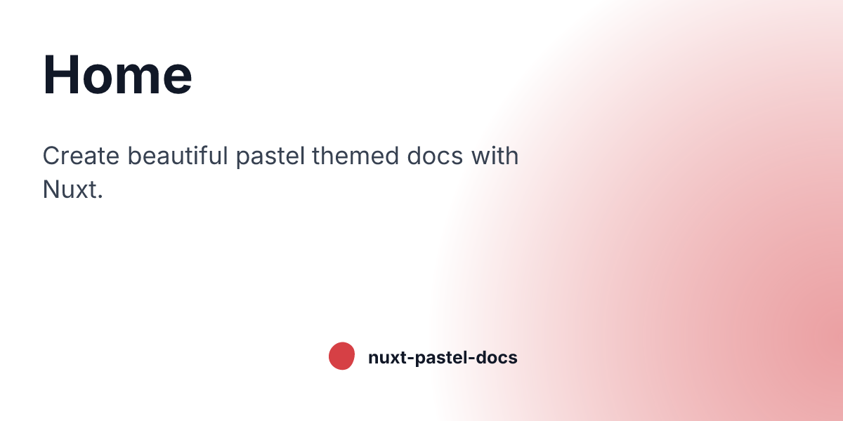 nuxt-pastel-docs